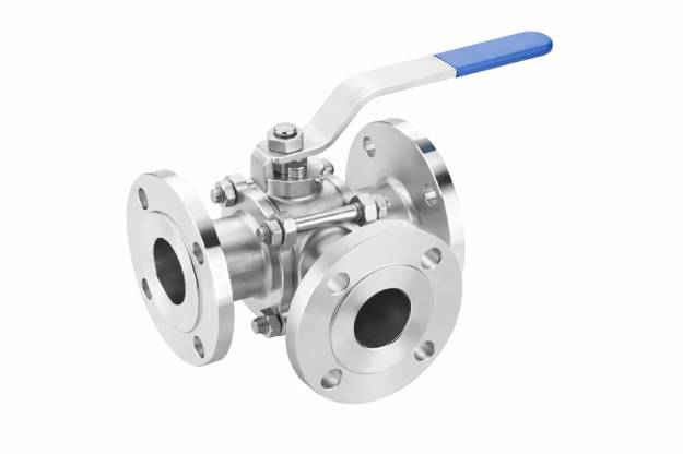 3 Way Ball Valves Flanged