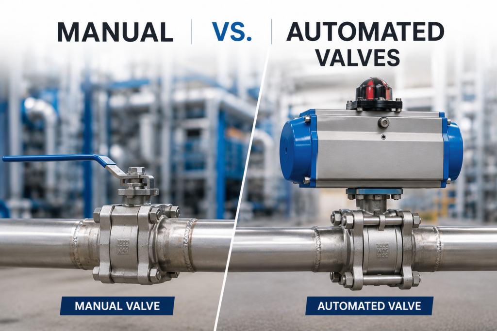 Manual Valves vs Automated Valves