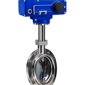 Electrical op Butterfly Valve TC End