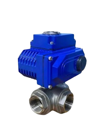 Electrical 3 Way Ball Valves Screwed
