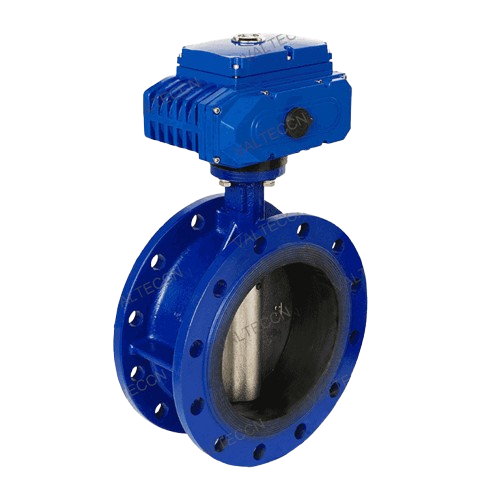 Electrical Double Flanged Butterfly Valve