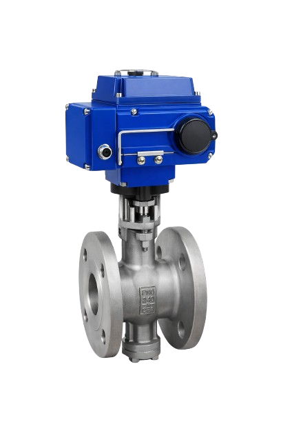 Electrical V - Knotch Ball Valves