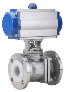 Pneumatic Fluorine Ball Valve