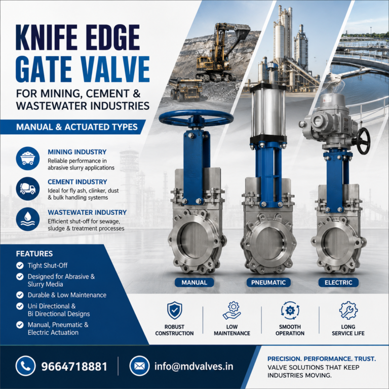 Knife edge Gate valve